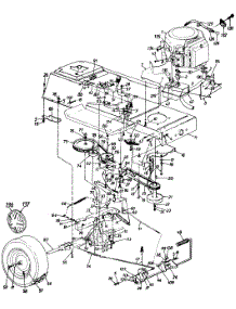 Drive Mounting Assembly parts for White Outdoor Lawn Tractor 130-686G190 / 1990 from AppliancePartsPros.com