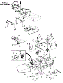 Deck Lift Assembly parts for White Outdoor Tractor 131-686G190 / 1991 from AppliancePartsPros.com
