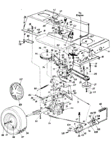 Drive Mounting Assembly parts for White Outdoor Tractor 131-686G190 / 1991 from AppliancePartsPros.com