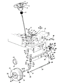 Steering Assembly parts for White Outdoor Tractor 131-686G190 / 1991 from AppliancePartsPros.com