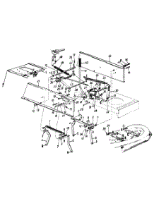 Upper Frame & Deck Lift Linkage parts for White Outdoor Lawn Tractor 132-686G190 / 1992 from AppliancePartsPros.com