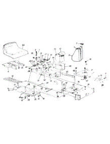 Lower Frame, Running Board & Seat Lt-14 parts for White Outdoor Lawn Tractor 133R676G190 / 1993 from AppliancePartsPros.com