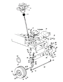 Steering & Wheel Assembly parts for White Outdoor Lawn Tractor 133R676G190 / 1993 from AppliancePartsPros.com