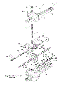Differential Assembly Lt-14 parts for White Outdoor Lawn Tractor 13BP673F190 / 1999 from AppliancePartsPros.com