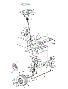 Steering Assembly Lt-14 parts for White Outdoor Lawn Tractor 13BP673F190 / 1999 from AppliancePartsPros.com