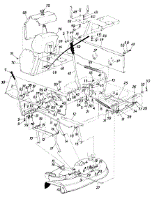 Deck Lift Assembly parts for White Outdoor Lawn Tractor 135-704-190 / 1985 from AppliancePartsPros.com