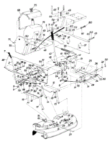 Lift Assembly parts for White Outdoor Lawn Tractor 137-686-190 / 1987 from AppliancePartsPros.com
