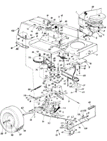 Rear Drive Assembly parts for White Outdoor Lawn Tractor 137-686-190 / 1987 from AppliancePartsPros.com