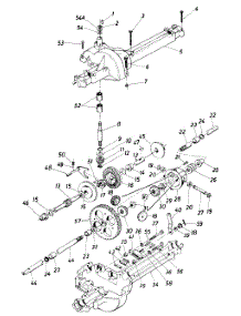 Single Speed Transaxle parts for White Outdoor Lawn Tractor 137-686-190 / 1987 from AppliancePartsPros.com