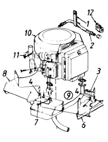 Engine parts for White Outdoor Lawn Tractor 132-736G190 / 1992 from AppliancePartsPros.com