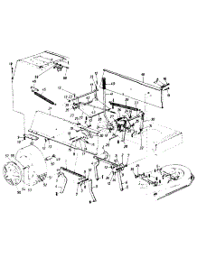 Mower Deck Lift Linkage & Wheel parts for White Outdoor Lawn Tractor 132-736G190 / 1992 from AppliancePartsPros.com