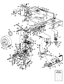 Lower Frame Rear Wheel Lt-145 parts for White Outdoor Lawn Tractor 13A8693F190 / 1997 from AppliancePartsPros.com