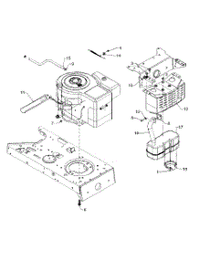Muffler Assembly Lt-145 parts for White Outdoor Lawn Tractor 13AP693F190 / 1998 from AppliancePartsPros.com