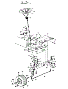 Steering Wheel Assembly Lt-145 parts for White Outdoor Lawn Tractor 13AP693F190 / 1998 from AppliancePartsPros.com