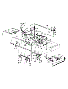 Deck Lift Assembly Lt-145 parts for White Outdoor Lawn Tractor 13BP693F190 / 1999 from AppliancePartsPros.com