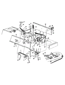 Deck Lift Assembly parts for White Outdoor Lawn Tractor 13CP693F190 / 2000 from AppliancePartsPros.com