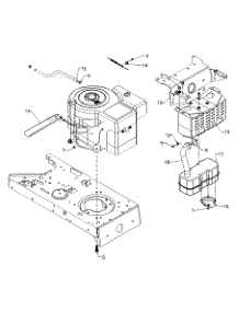 Engine Accessories parts for White Outdoor Lawn Tractor 13CP693F190 / 2000 from AppliancePartsPros.com