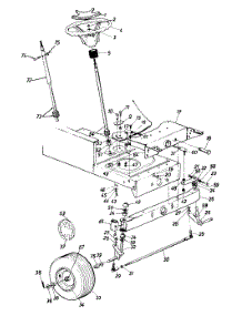 Steering Assembly parts for White Outdoor Lawn Tractor 135R676G190 / 1995 from AppliancePartsPros.com