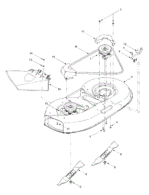 Deck Assembly parts for White Outdoor Lawn Tractor 13A2682F190 / 2003 from AppliancePartsPros.com