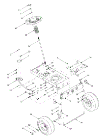 Steering, Front Wheels & Axle parts for White Outdoor Lawn Tractor 13A2682F190 / 2003 from AppliancePartsPros.com