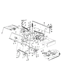 Deck Lift Assembly parts for White Outdoor Lawn Tractor 13AM683F190 / 2001 from AppliancePartsPros.com