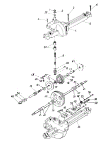 Single Speed Transaxle parts for White Outdoor Lawn Tractor 13AM683F190 / 2001 from AppliancePartsPros.com