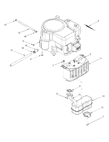 Engine Accessories parts for White Outdoor Lawn Tractor 13A2606G190 / 2003 from AppliancePartsPros.com