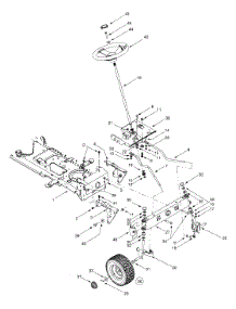 Steering And Front Axle parts for White Outdoor Lawn Tractor 13AP606G190 / 2002 from AppliancePartsPros.com
