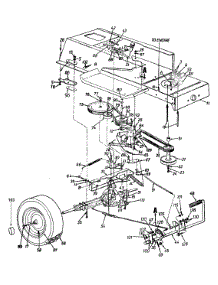 Drive & Rear Wheels parts for White Outdoor Lawn Tractor 13AP683G190 / 2000 from AppliancePartsPros.com