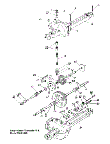 Single Speed Transaxle parts for White Outdoor Lawn Tractor 13AP683G190 / 2000 from AppliancePartsPros.com