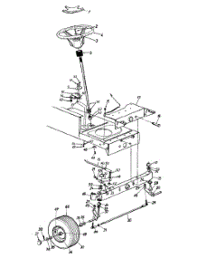 Steering, Front Wheels & Axle parts for White Outdoor Lawn Tractor 13AP683G190 / 2000 from AppliancePartsPros.com