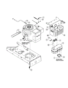 Muffler & Exhaust Pipe Lt-155 parts for White Outdoor Lawn Tractor 136D696G190 / 1996 from AppliancePartsPros.com