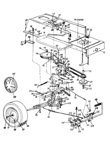Lower Frame Assembly parts for White Outdoor Lawn Tractor 13AD686G190 / 1998 from AppliancePartsPros.com