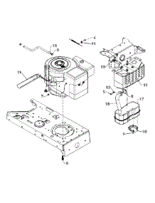 Muffler Assembly parts for White Outdoor Lawn Tractor 13AD686G190 / 1998 from AppliancePartsPros.com