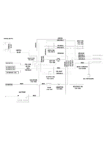 Schematic parts for White Outdoor Lawn Tractor 13AD686G190 / 1998 from AppliancePartsPros.com
