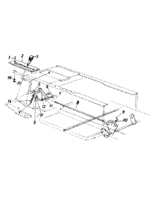 Speed Selector Lever Assembly parts for White Outdoor Lawn Tractor 13AD686G190 / 1998 from AppliancePartsPros.com