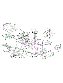 Upper Assembly parts for White Outdoor Lawn Tractor 134T696H190 / 1994 from AppliancePartsPros.com