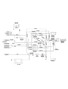 Schematic Lt-165 parts for White Outdoor Lawn Tractor 13AD696G190 / 1999 from AppliancePartsPros.com