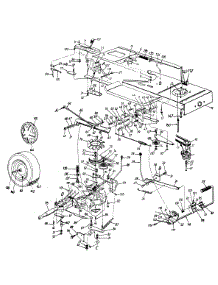 Lower Frame, Clutch & Controls Lt-165 parts for White Outdoor Lawn Tractor 13AT696H190 / 1997 from AppliancePartsPros.com