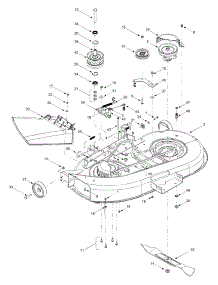 Deck Assembly-42 Inch parts for White Outdoor Lawn Tractor 13A4616G190 / 2003 from AppliancePartsPros.com