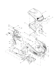 Hood, Fuel Tank & Electrical parts for White Outdoor Lawn Tractor 13CO616G190 / 2001 from AppliancePartsPros.com