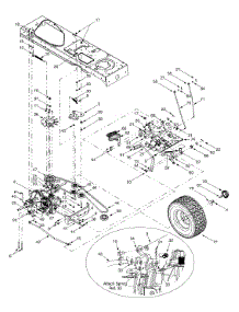 Drive & Rear Wheels parts for White Outdoor Lawn Tractor 13CO616G190 / 2002 from AppliancePartsPros.com