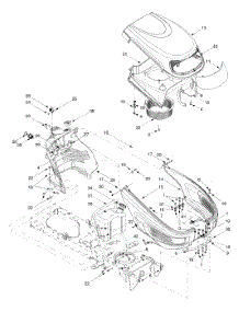Fuel Tank & Hood Assembly parts for White Outdoor Lawn Tractor 13CO616G190 / 2002 from AppliancePartsPros.com