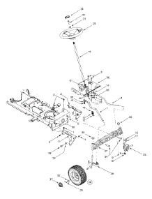 Steering And Front Axle parts for White Outdoor Lawn Tractor 13CO616G190 / 2002 from AppliancePartsPros.com
