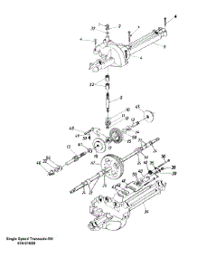 Differential Assembly Lt-17 parts for White Outdoor Lawn Tractor 13AD686G190 / 1999 from AppliancePartsPros.com