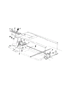 Speed Selector Lever Assembly Lt-17 parts for White Outdoor Lawn Tractor 13AD686G190 / 1999 from AppliancePartsPros.com