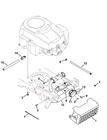 Engine Accessories parts for White Outdoor Lawn Tractor 13AV77TF090 / 2010 from AppliancePartsPros.com