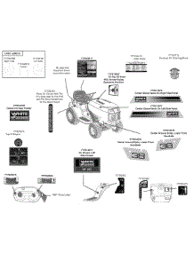 Label Map parts for White Outdoor Lawn Tractor 13AV77TF090 / 2010 from AppliancePartsPros.com