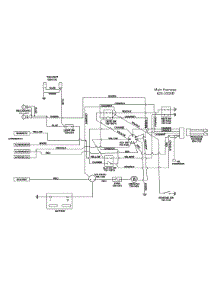 Schematic Lt-175 parts for White Outdoor Lawn Tractor 13AD696G190 / 1999 from AppliancePartsPros.com