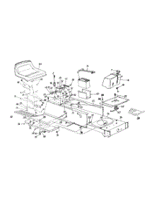 Seat, Fuel Tank, & Frame Assembly Lt-18 parts for White Outdoor Lawn Tractor 13AT686H190 / 1999 from AppliancePartsPros.com